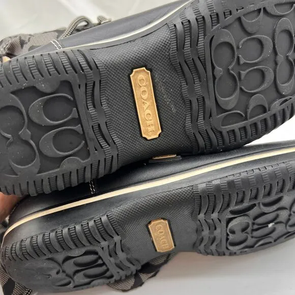 COACH Signature Shaine Snow Boots Size 6B