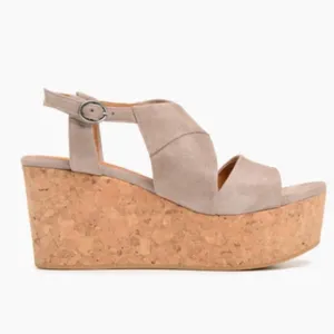 Cocolico Mya Suede Wedge Sandals
