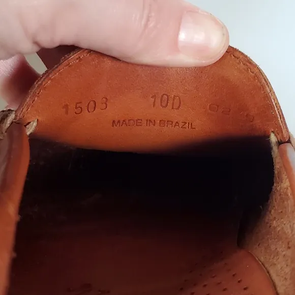 Cole Haan 10D Cognac Leather Loafers