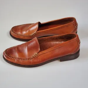 Cole Haan 10D Cognac Leather Loafers