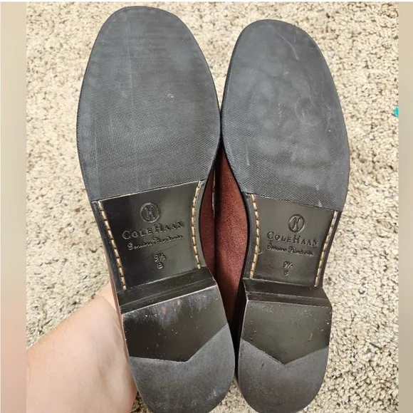 Cole Haan 9.5 Horsebit Leather Brown Loafers Slip On Classic Casual Dressy