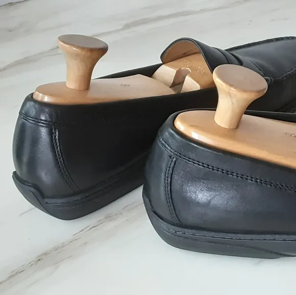 COLE HAAN Black Pinch Cup Penny Moc Slip-On Loafers Sz 11.5 - NWOT