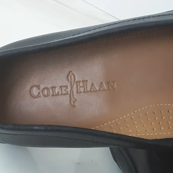 COLE HAAN Black Pinch Cup Penny Moc Slip-On Loafers Sz 11.5 - NWOT