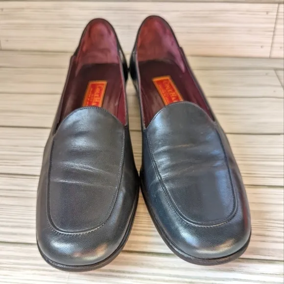 Cole Haan City Italian Leather Loafers in Navy Blue and Red Size 9