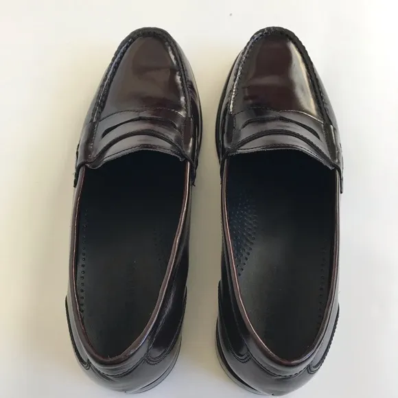 Cole Haan Classic Burgundy Penny Loafer 9.5
