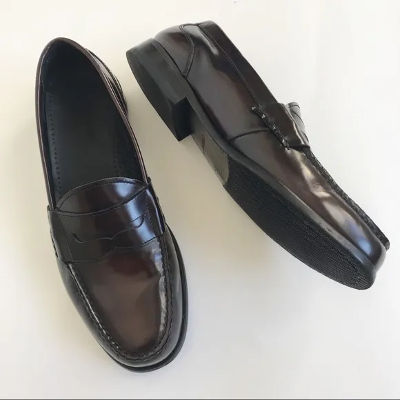 Cole Haan Classic Burgundy Penny Loafer 9.5