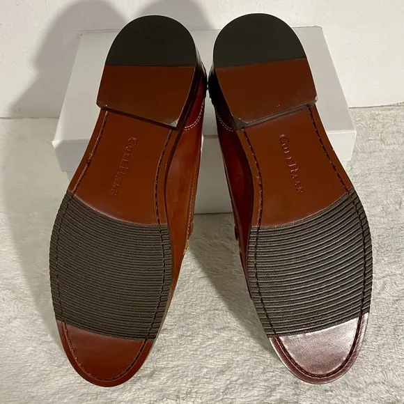 Cole Haan Country Brown Leather Tasseled Loafers Men’s Size 9.5 M