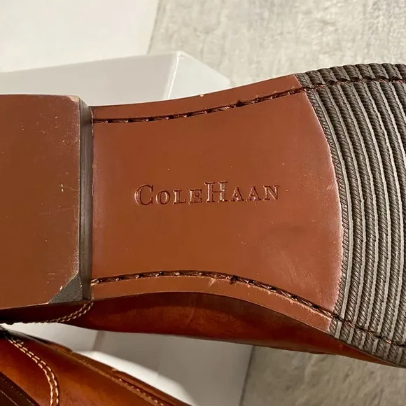 Cole Haan Country Brown Leather Tasseled Loafers Men’s Size 9.5 M