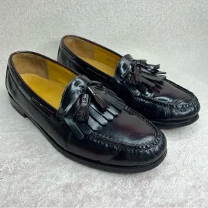 Cole Haan Dark Oxblood Tassel Loafers-Men’s 12-Burgundy-Business-Professional