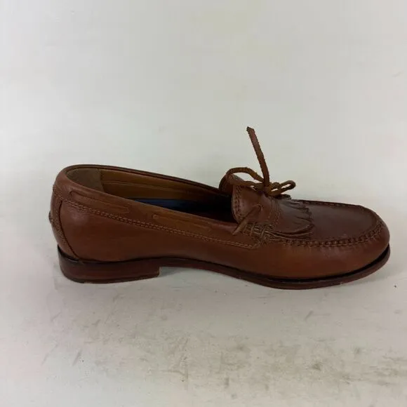 Cole Haan Grand.Os Loafers Men's 9.5 Brown Leather Low Top Slip-On Dress Shoes