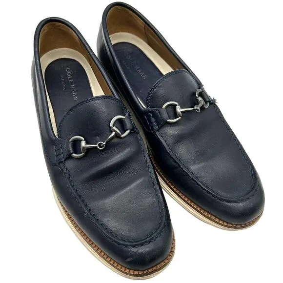 Cole Haan Grand.OS Men's Horsebit Leather Loafer SIZE 10 Classic Academia Career