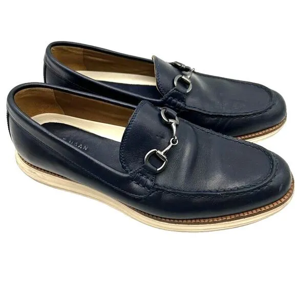 Cole Haan Grand.OS Men's Horsebit Leather Loafer SIZE 10 Classic Academia Career