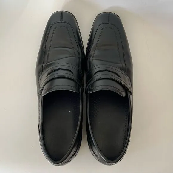 Cole Haan Grand OS Signature Men's Black Split Toe Penny Loafers Dress Shoe 10.5