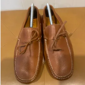 Cole Haan Leather Loafers Driving Moccasins Boat Shoes Brown Mens Size 9.5