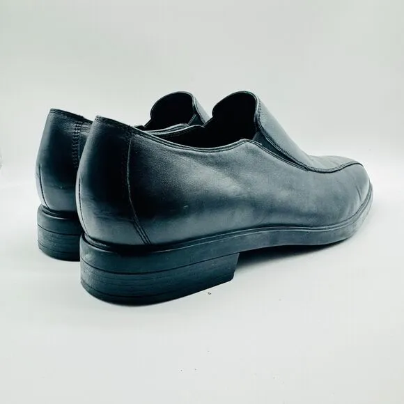 Cole Haan Loafers Mens 12 Black Leather Vintage Air Slip On Dress Comfort Shoes