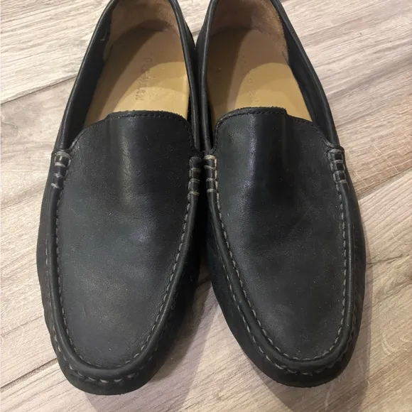 Cole Haan Men's Black Leather Loafers size 8 in great condition