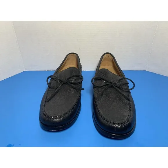 Cole Haan Men’s Black Leather Penny Loafers Dress Shoes 9.5M