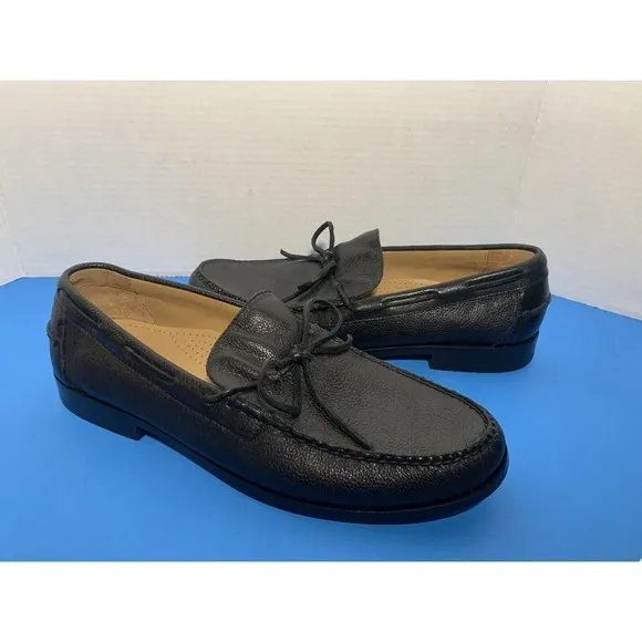 Cole Haan Men’s Black Leather Penny Loafers Dress Shoes 9.5M