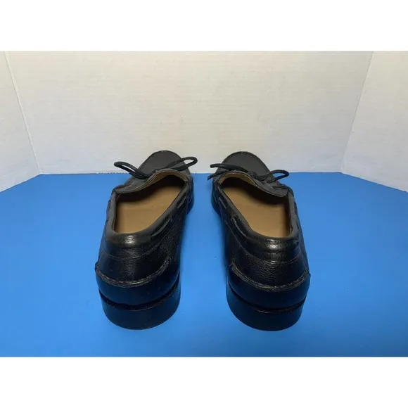 Cole Haan Men’s Black Leather Penny Loafers Dress Shoes 9.5M