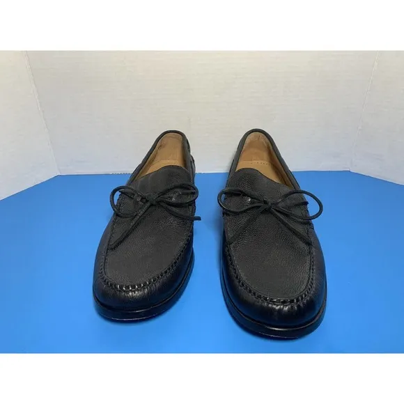 Cole Haan Men’s Black Leather Penny Loafers Dress Shoes 9.5M