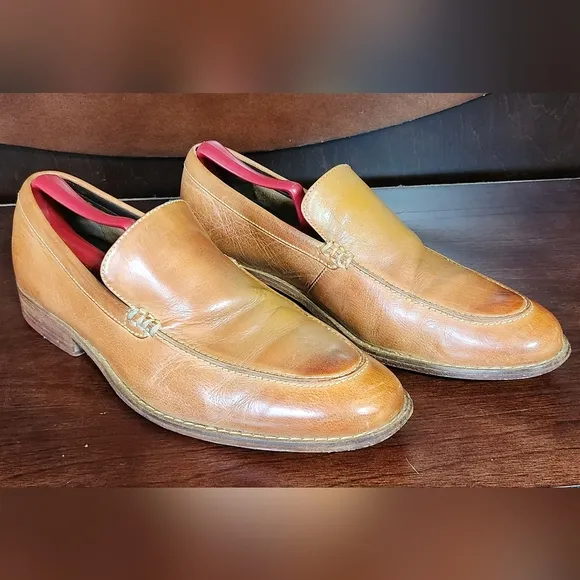 Cole Haan Men's Brown Leather Loafers C09305 Men’s Size 9.5 M‎ Slip On