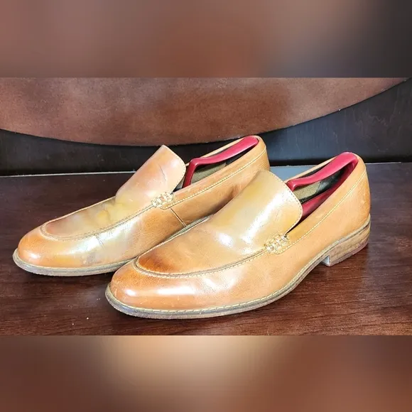 Cole Haan Men's Brown Leather Loafers C09305 Men’s Size 9.5 M‎ Slip On