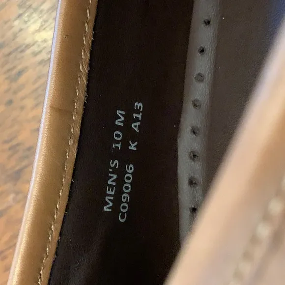 Cole Haan Mens Penny Loafers Leather Dress Shoes Classic Slip On Brown Size 10M
