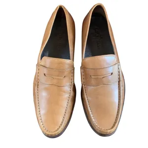 Cole Haan Mens Penny Loafers Leather Dress Shoes Classic Slip On Brown Size 10M
