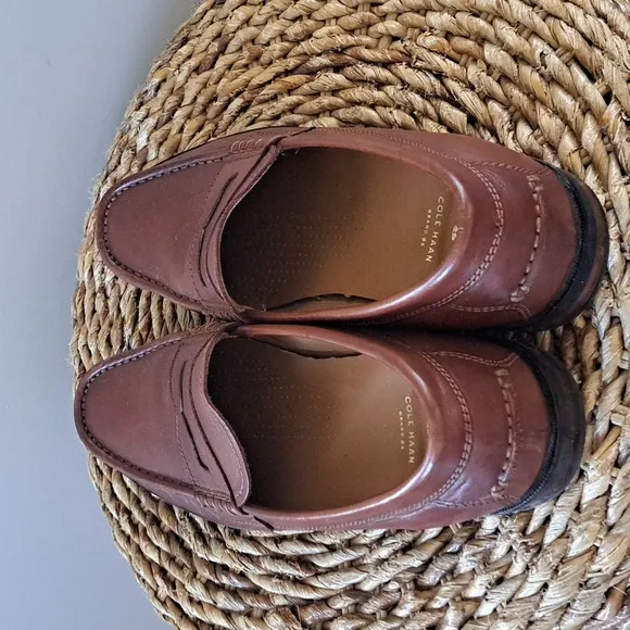 Cole Haan Mens Pinch Grand OS Classic Penny Loafer Saddle Brown Leather Size 9‎