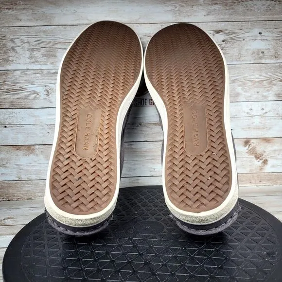 Cole Haan Men's Size 10.5M Casual Slip On Grey Pinch Penny Loafer Shoes