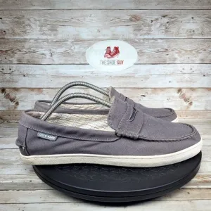 Cole Haan Men's Size 10.5M Casual Slip On Grey Pinch Penny Loafer Shoes