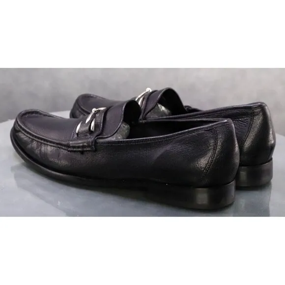 Cole Haan Nik Air Men's Horsebit Loafers Dress Shoes Size 11.5 Leather Black
