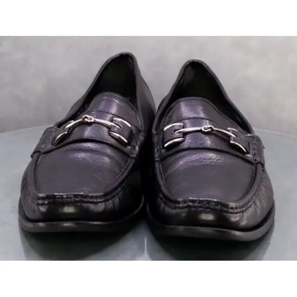 Cole Haan Nik Air Men's Horsebit Loafers Dress Shoes Size 11.5 Leather Black