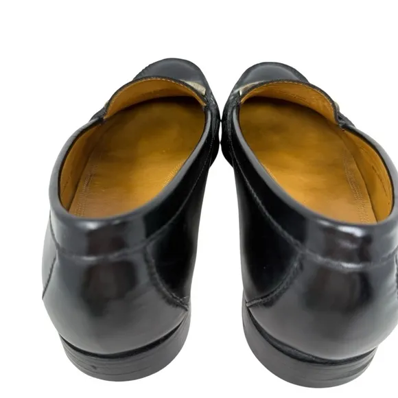 Cole Haan Nike Air American Classics Bit Loafers Black Leather Size 10.5M Men's