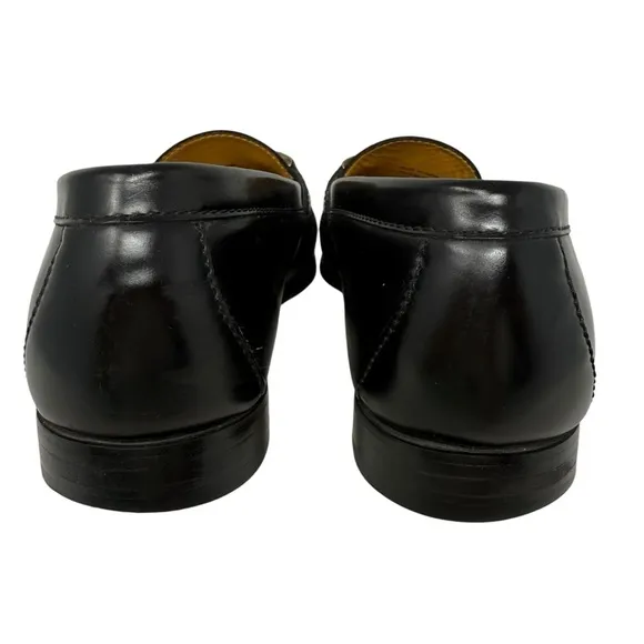 Cole Haan Nike Air American Classics Bit Loafers Black Leather Size 10.5M Men's