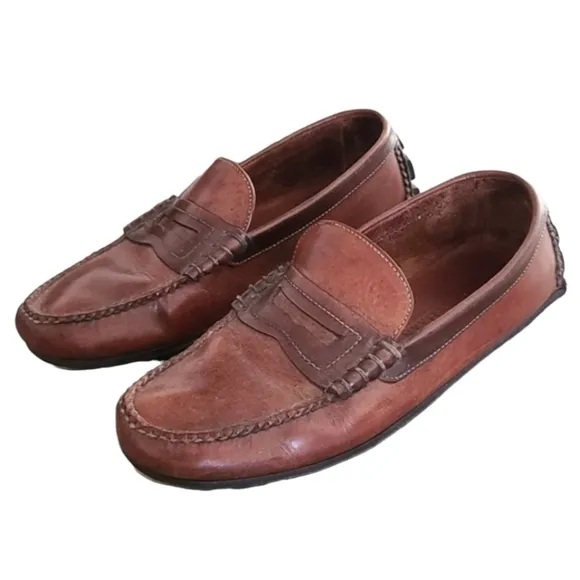 Cole Haan Pinch Grand Penny Loafers Mocassins 8.5 Vibram Soles Driving Shoes