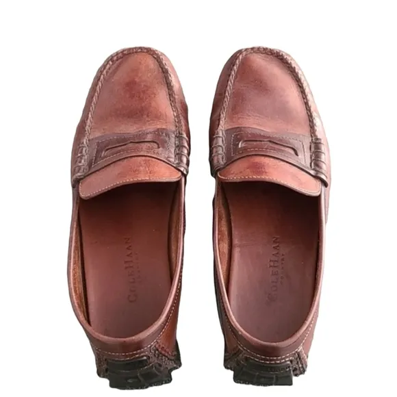 Cole Haan Pinch Grand Penny Loafers Mocassins 8.5 Vibram Soles Driving Shoes