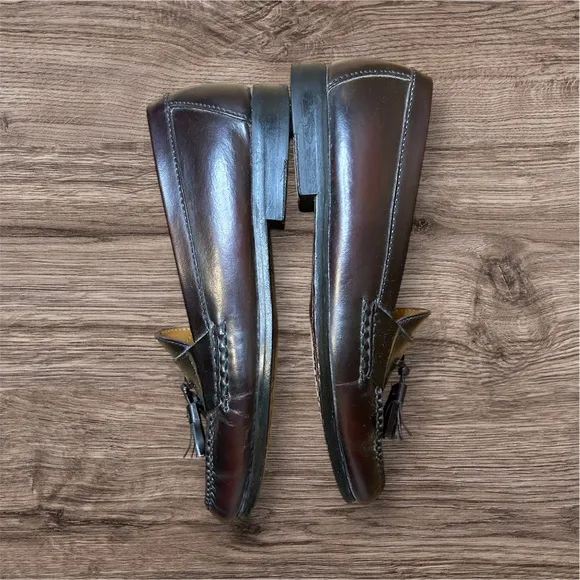 Cole Haan Pinch Tassled  men’s brown leather loafers. Size 9 M