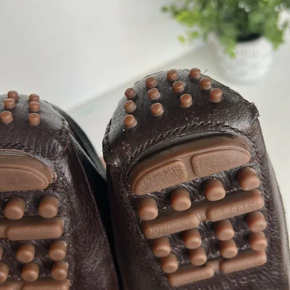 Cole Haan Provincetown Chocolate BrownPebbled Leather Drivers