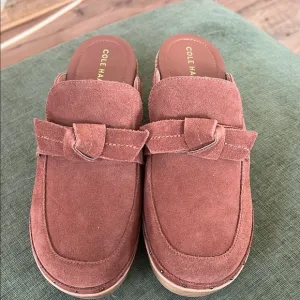 Cole Haan Suede Loafers in Brown