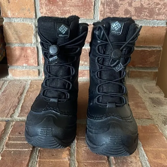Columbia Bugaboot Black Insulated Waterproof Snow Boots
