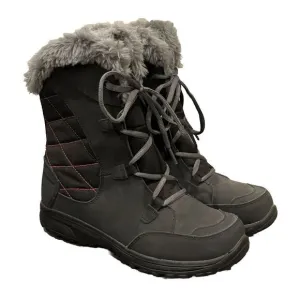 Columbia Ice Maiden II Faux Fur Lined Winter Snow Boots BY1331-011 Girls Youth 6