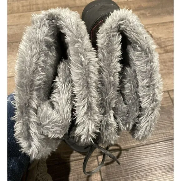 Columbia Ice Maiden II Faux Fur Lined Winter Snow Boots BY1331-011 Girls Youth 6