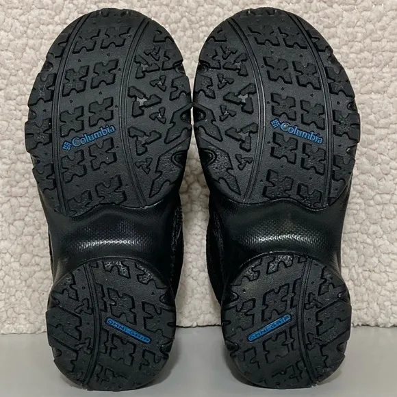 Columbia Kids Black Rope Tow 3 Waterproof 200g Insulated Warm Winter Boots SZ 3