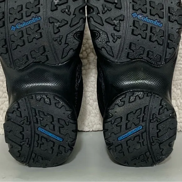 Columbia Kids Black Rope Tow 3 Waterproof 200g Insulated Warm Winter Boots SZ 3