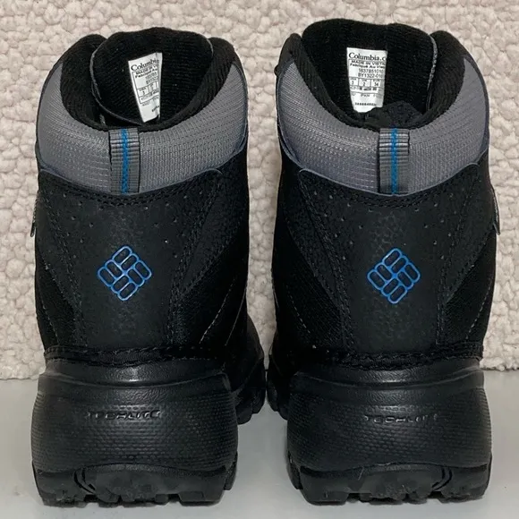 Columbia Kids Black Rope Tow 3 Waterproof 200g Insulated Warm Winter Boots SZ 3
