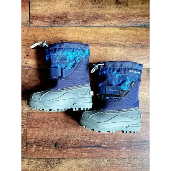 Columbia Toddler Blue Waterproof Snow Boots Size 11