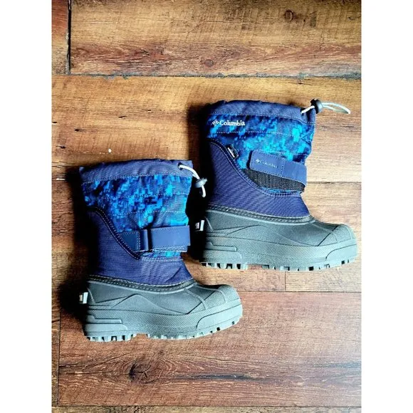 Columbia Toddler Blue Waterproof Snow Boots Size 11