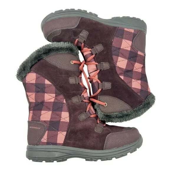 Columbia Women's Ice Maiden II Quilted Lace Up Boots Multicolor Size 7.5 Snow