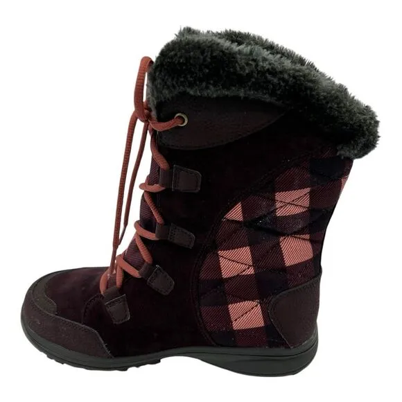 Columbia Women's Ice Maiden II Quilted Lace Up Boots Multicolor Size 7.5 Snow